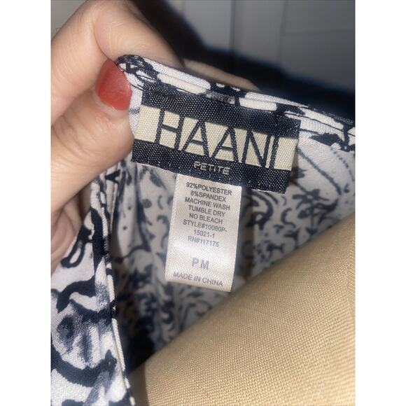 Haani Women's Sheath Dress Black White Yellow Size Medium - Picture 7 of 7